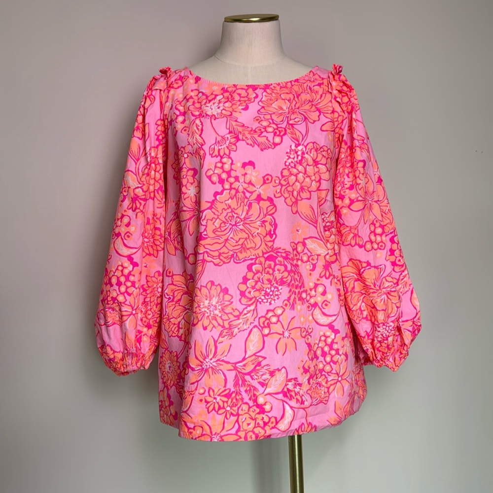 Lilly Pulitzer Barbara top size xl in days bloom